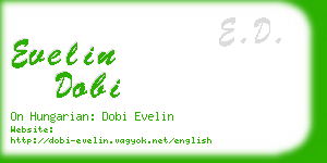 evelin dobi business card